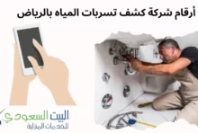 كشف تسربات المياة