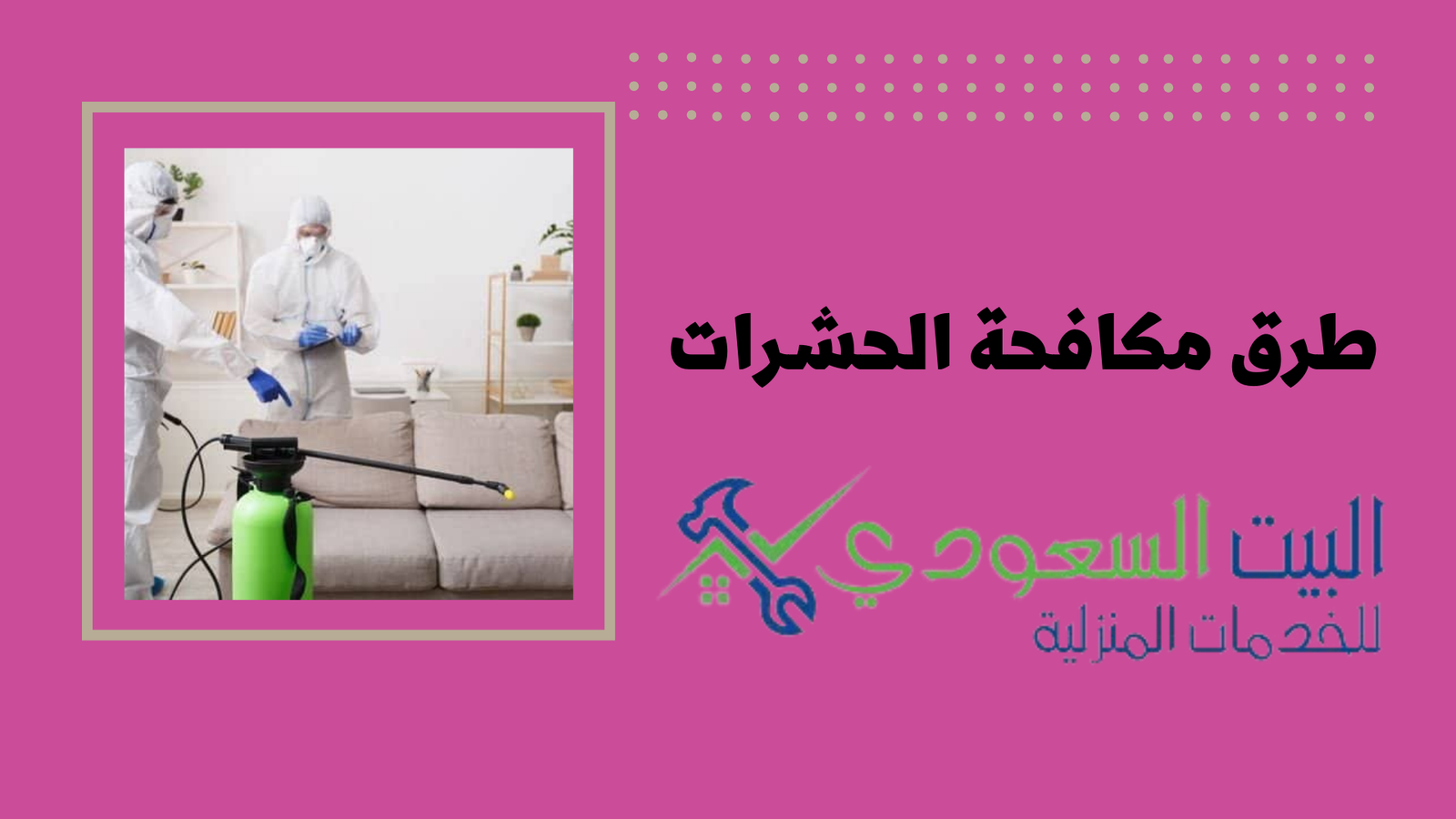 شركات مكافحة الحشرات الأفضل في 2025 - البيت السعودي شركات مكافحة الحشرات